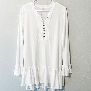 White tunic top